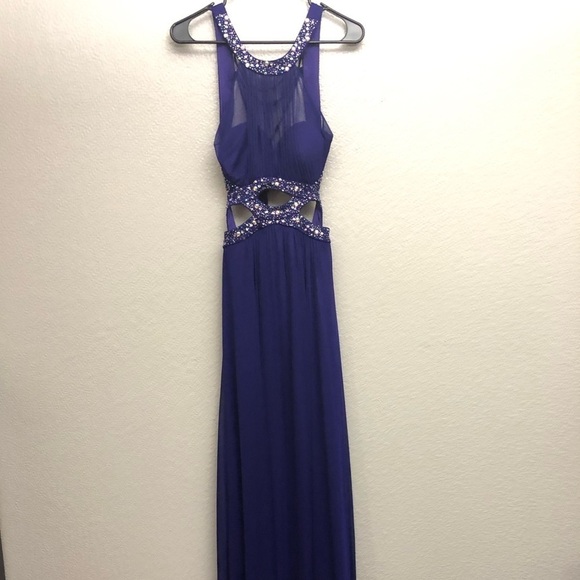 Morgan & Co. Purple Prom / Formal Dress‎ size 7/8 - Picture 1 of 7
